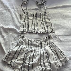 Striped Two-Piece Set
